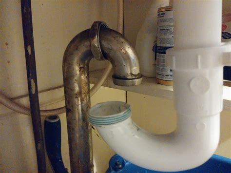 house drain pvc vs metal|metal pipe for sink drain.